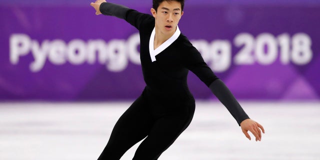 Figure skater Nathan Chen at the 2018 Winter Olympics.