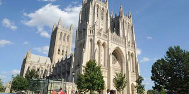 The National Cathedral is set to remove Confederate battle flag images from two stained glass windows.