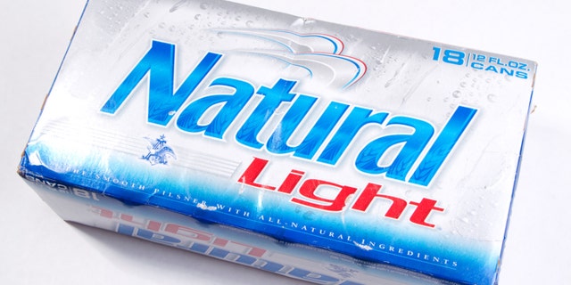 Seattle, Washington, United States - August 20, 2011: Unopened 18 Pack of Natural Light Beer isolated on white.