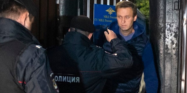 Russian opposition leader Alexei Navalny was detained again on Monday and ordered to spend 20 more days behind bars.