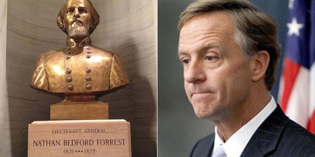 The Tennessee governor had no choice but to proclaim Monday "Nathan Bedford Forrest Day," according to his staff. (AP)
