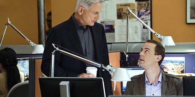 "Loose Cannons" -- Dinozzo pays Jeanne Benoit (Scottie Thompson) a visit as he chases a lead involving doctors in Sudan, on NCIS, Tuesday, Feb. 23 (8:00-9:00 PM, ET/PT), on the CBS Television Network. Pictured left to right: Mark Harmon and Sean Murray Photo: Cliff Lipson/CBS é2016 CBS Broadcasting, Inc. All Rights Reserved
