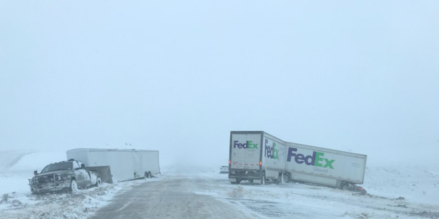 Authorities said they rescued more than 100 motorists during the bad weather.