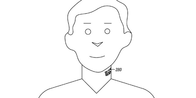Google-owned Motorola has received a patent for a smartphone-connected system that comprises an electronic skin tattoo capable of being applied to a throat region of a body.