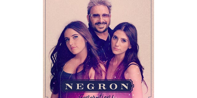Chuck Negron with his daughters.