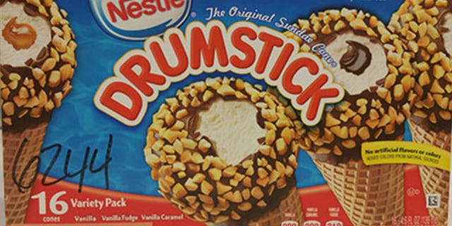 An image of one of the recalled Drumstick ice cream cone products from Nestle.