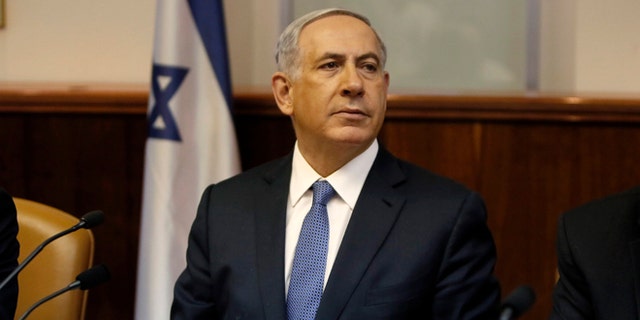 Feb. 1, 2015: Israeli Prime Minister Benjamin Netanyahu is shown at a meeting in Jerusalem.