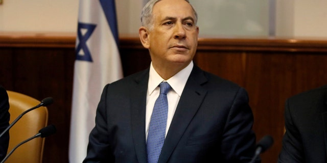 Feb. 1, 2015: Israeli Prime Minister Benjamin Netanyahu is shown at a meeting in Jerusalem.