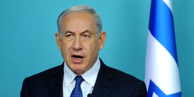 April 1, 2015: Israeli Prime Minister Benjamin Netanyahu speaks during a press conference in Jerusalem.