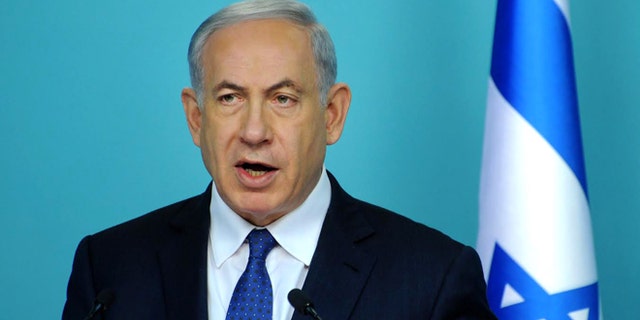 April 1, 2015: Israeli Prime Minister Benjamin Netanyahu speaks during a press conference in Jerusalem.