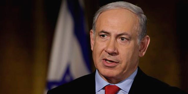 Israeli Prime Minister Benjamin Netanyahu is interviewed by "Fox News Sunday" in New York on July 8. (AP Photo)