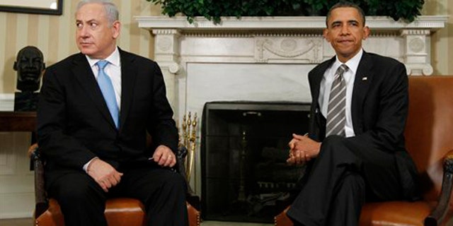 FILE: May 20, 2011: President Obama meets with Israeli Prime Minister Benjamin Netanyahu in the Oval Office in Washington .