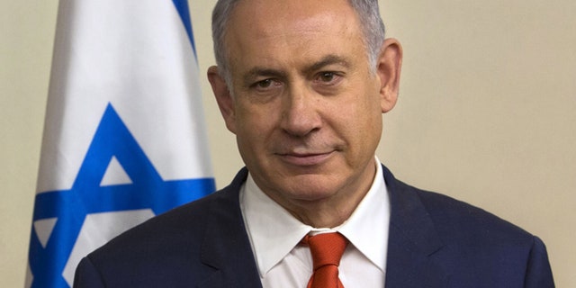 FILE 2016: Israeli Prime Minister Benjamin Netanyahu seen at his office in Jerusalem.