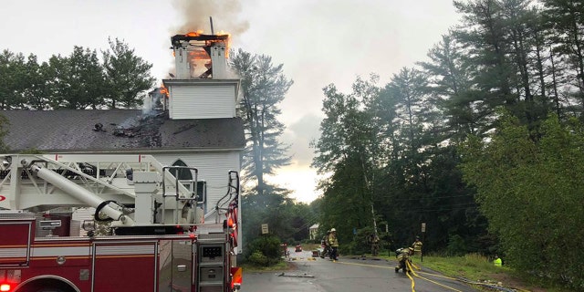 Fire officials said there was a large amount of water damage throughout the building.