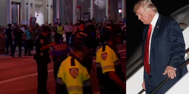 trump arrival