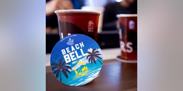 The Beach Bell lager is only available at the Newport Beach Taco Bell Cantina.
