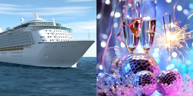 Ringing in the New Year is especially fun on the top deck of a cruise ship.