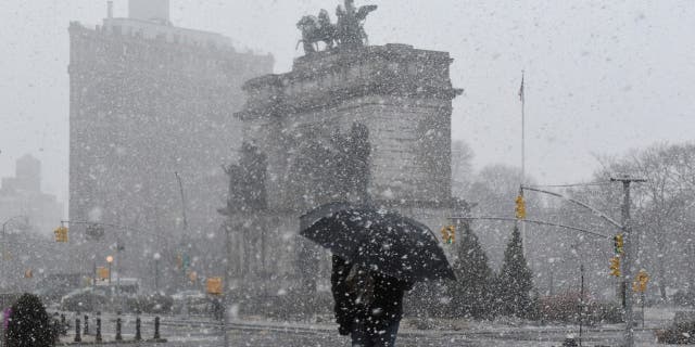 The East Coast may also be targeted with a snowstorm at the end of March, according to the Farmers’ Almanac.