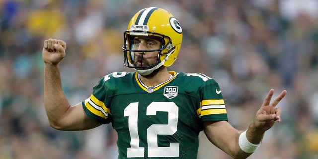Aaron Rodgers signed an extension with the Packers on Wednesday.