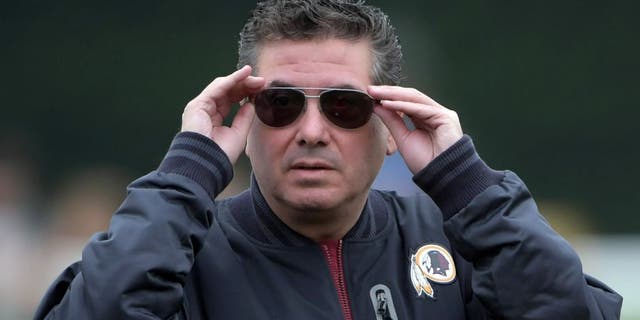 Oct 28, 2016; London United Kingdom; Washington Redskins owner Daniel Snyder at practice at the Twyford Avenue Sports Ground in preparation for game 17 of the NFL International Series against the Cincinnati Bengals. Mandatory Credit: Kirby Lee-USA TODAY Sports