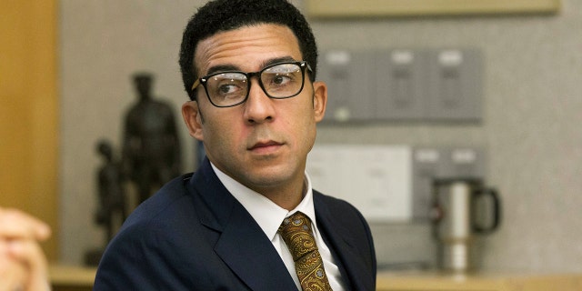 Former NFL player Kellen Winslow Jr. attends a preliminary hearing.