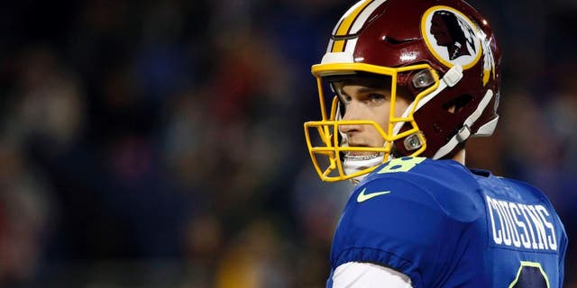 Jan 29, 2017; Orlando, FL, USA; NFC quarterback Kirk Cousins of the Washington Redskins (8) prior to the game at Citrus Bowl. Mandatory Credit: Kim Klement-USA TODAY Sports