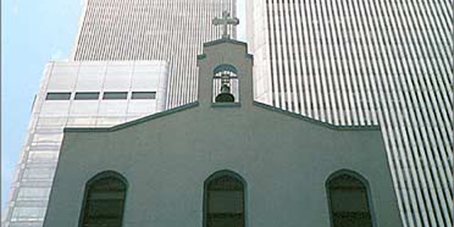 Shown here is the St. Nicholas Greek Orthodox Church near the World Trade Center, before the Sept. 11, 2001, attacks. (Herman Krieger/Greek Orthodox Archdiocese of America)