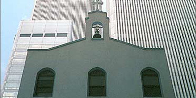 Shown here is the St. Nicholas Greek Orthodox Church near the World Trade Center, before the Sept. 11, 2001, attacks. (Herman Krieger/Greek Orthodox Archdiocese of America)