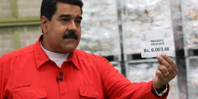 Venezuela's president Nicolas Maduro.