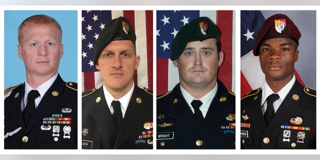 Americans killed in Niger on October 4, 2017: Staff Sgt. Bryan Black, Staff Sgt. Jeremiah Johnson, Staff Sgt. Dustin Wright, Sgt. La David Johnson