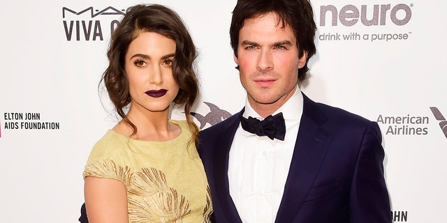 Ian Somerhalder and his wife Nikki Reed.
