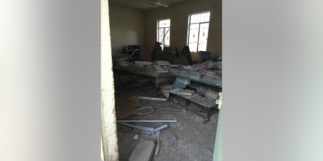 Local Christians in the town of Teleskof point to this girls' school as an example of many bogus U.N. projects there.