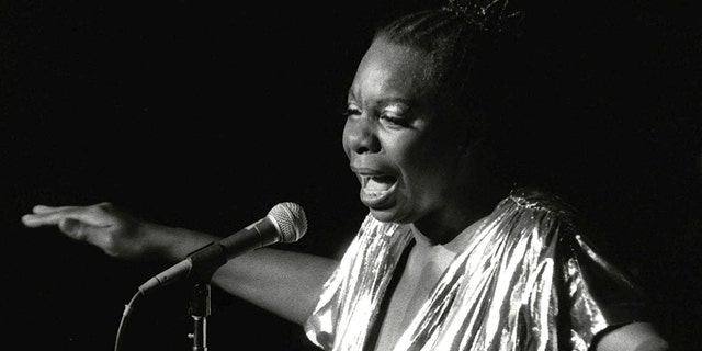In this June 27, 1985, file photo, Nina Simone performs at Avery Fisher Hall in New York. Simone will be inducted into the Rock and Roll Hall of Fame on April 14, 2018 in Cleveland, Ohio. The jazzy and soulful Simone, who died in 2003, was an activist in the Civil Rights Movement and influenced the likes of Alicia Keys and Aretha Franklin.