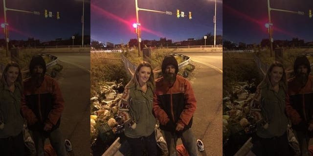 FILE: Johnny Bobbitt Jr. seen with Kate McClure.