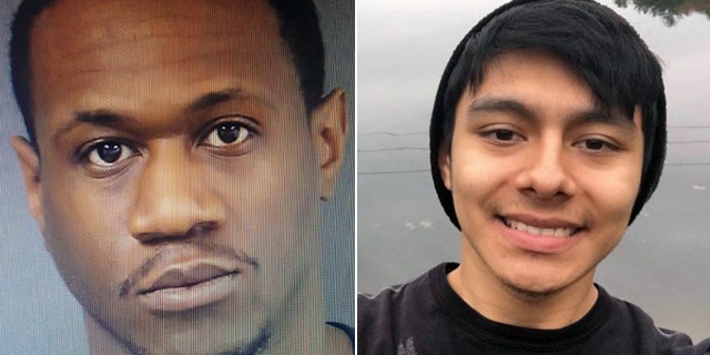 Rufus Thompson, left, is accused of kidnapping and murdering Danny Diaz-Delgado near Trenton, N.J. last month.