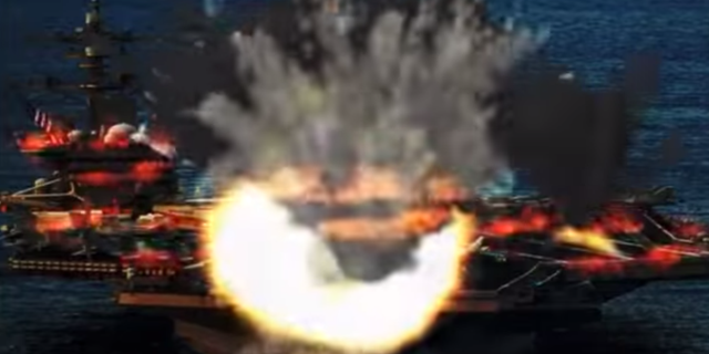 North Korea released a propaganda video showing missiles destroying USS Carl Vinson.