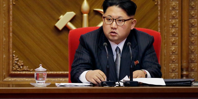 May 9, 2016: North Korean leader Kim Jong Un listens during the ruling Workers' Party congress in Pyongyang