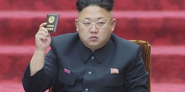 Apr. 9, 2014: North Korean leader Kim Jong Un attends the Supreme People's Assembly in Pyongyang, in this still image taken from video released by Kyodo.