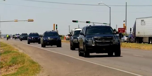 New Mexico police respond to a hostage situation.