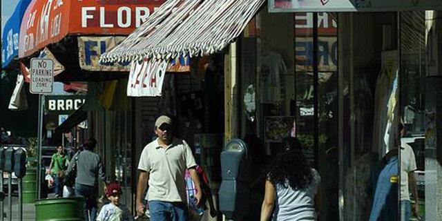 Shown here are businesses in Nogales, Ariz.
