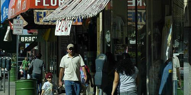 Shown here are businesses in Nogales, Ariz.