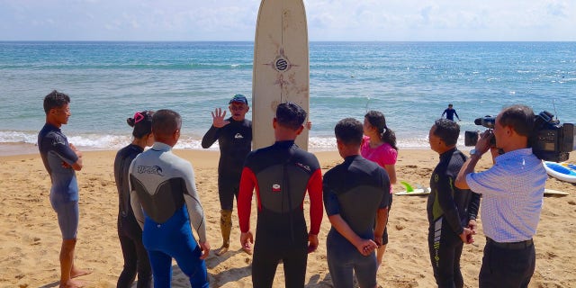 Zanella says some of the locals even took up surfing after he showed them how on his first trip.