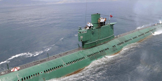 Some 50 of North Korea's 77 submarines were on the move as of Tuesday, but it was not clear whether they were headed back to port. (Reuters)