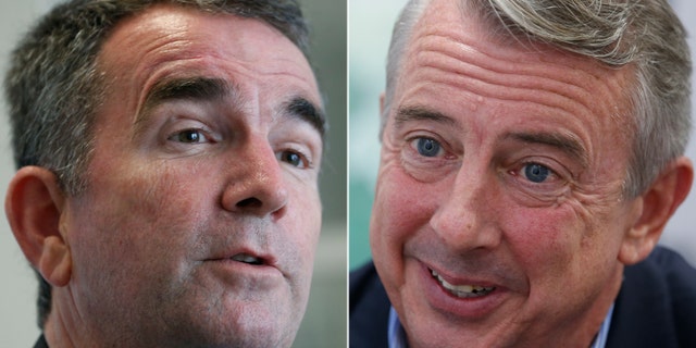 Democrat Ralph Northam, left, and Republican Ed Gillespie face off Tuesday in the Virginia gubernatorial race.
