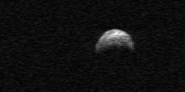 The near-Earth asteroid 2005 YU55 — on the list of potentially dangerous asteroids — was observed with the Arecibo Telescope's planetary radar on April 19, 2010, when it was about 1.5 million miles from Earth.