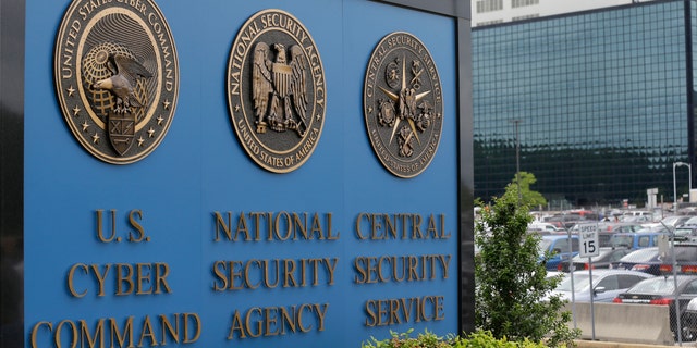 June 6, 2013: A sign stands outside the National Security Agency (NSA) campus in Fort Meade, Md.