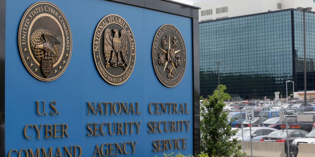 June 6, 2013: This photo shows the sign outside the National Security Agency campus in Fort Meade, Md.
