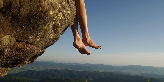 hiker legs nude istock