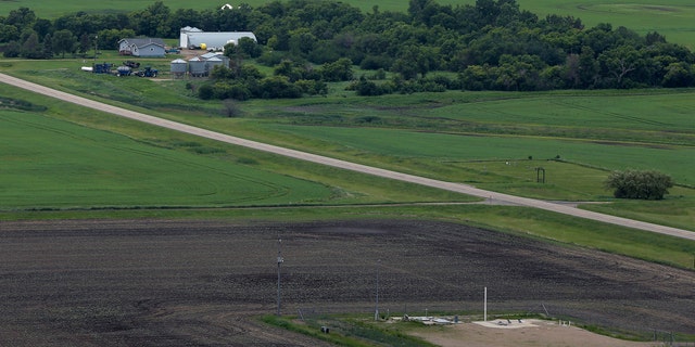 June 24, 2014: ICBM launch site located among fields and farms in the countryside outside Minot, N.D.