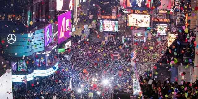 Times Square in New York City usually hosts a massive New Year's Eve celebration, but due to coronavirus, the event will largely be virtual this year. (Associated Press)